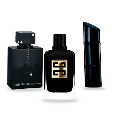 Coffret Légende Moderne – Club de Nuit Intense Man d’Armaf, Gentleman Society de Givenchy et Kenzo Homme de Kenzo [100 ml]