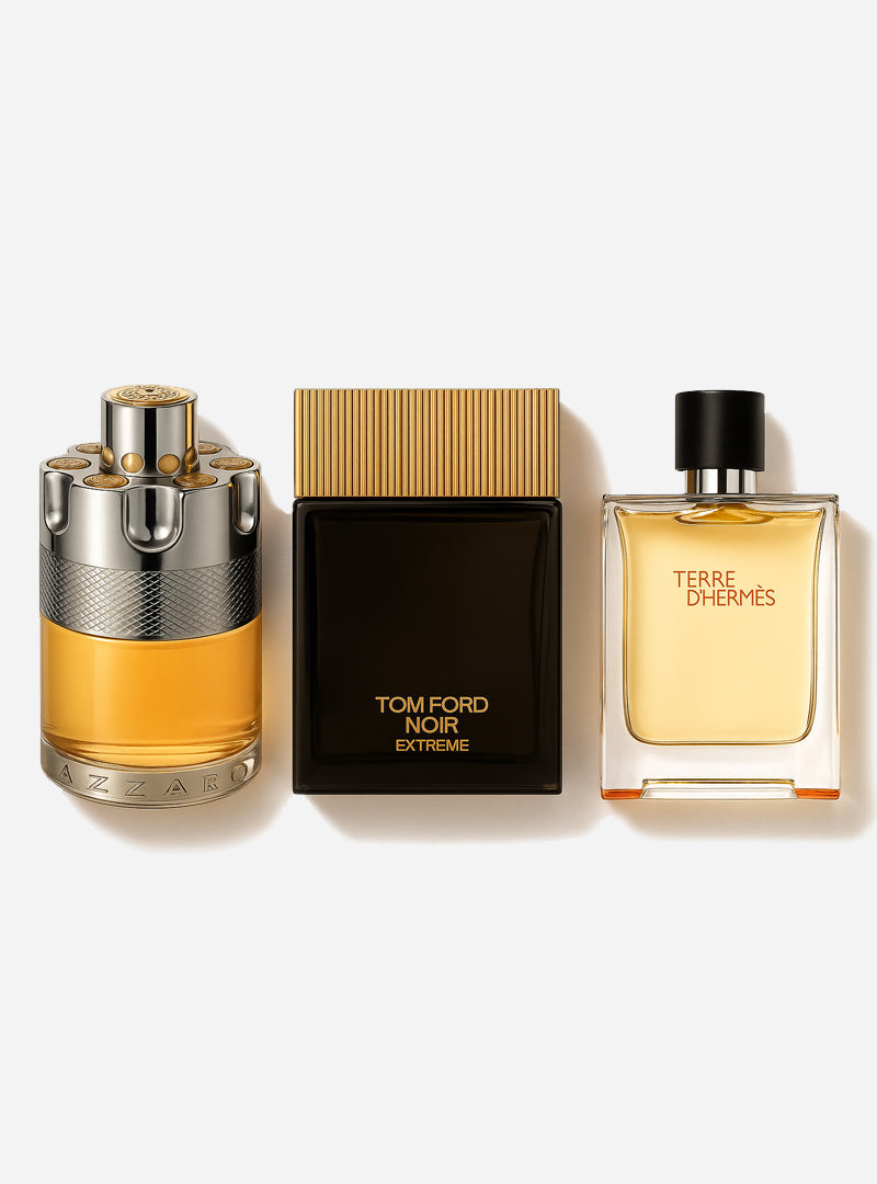 Coffret de 3 parfums : Terre d’Hermès, Azzaro Wanted, Tom Ford Noir Extreme 100 ml