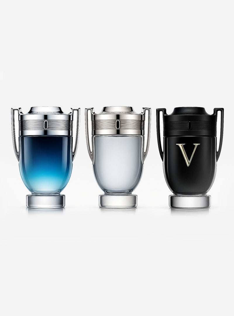 Coffret de 3 parfums Paco Rabanne : Invictus Legend, Invictus et Invictus Victory 100 ml