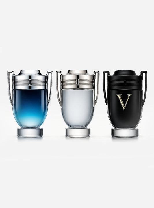 Coffret de 3 parfums Paco Rabanne : Invictus Legend, Invictus et Invictus Victory 100 ml